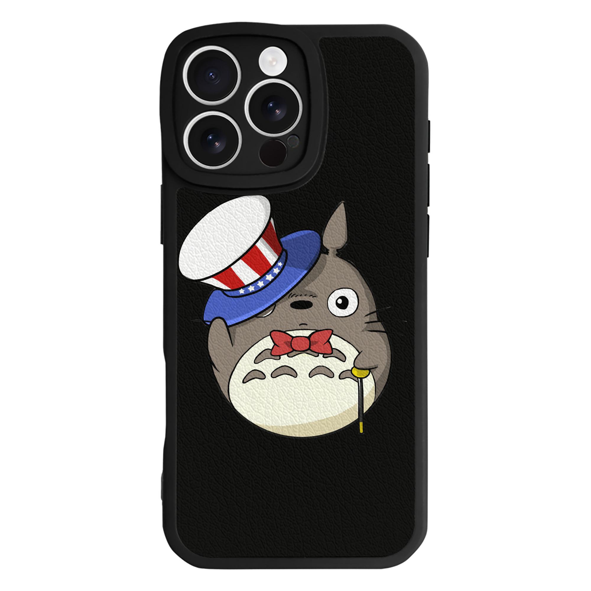 （画像用） となりのトトロ 草壁メイ 草壁サツキ My Neighbor Totoro Satsuki Kusakabe Mei Kusakabe 【iPhone 16シリーズ対応】シリコンスマホケース（レザー調） 材質：シリコン